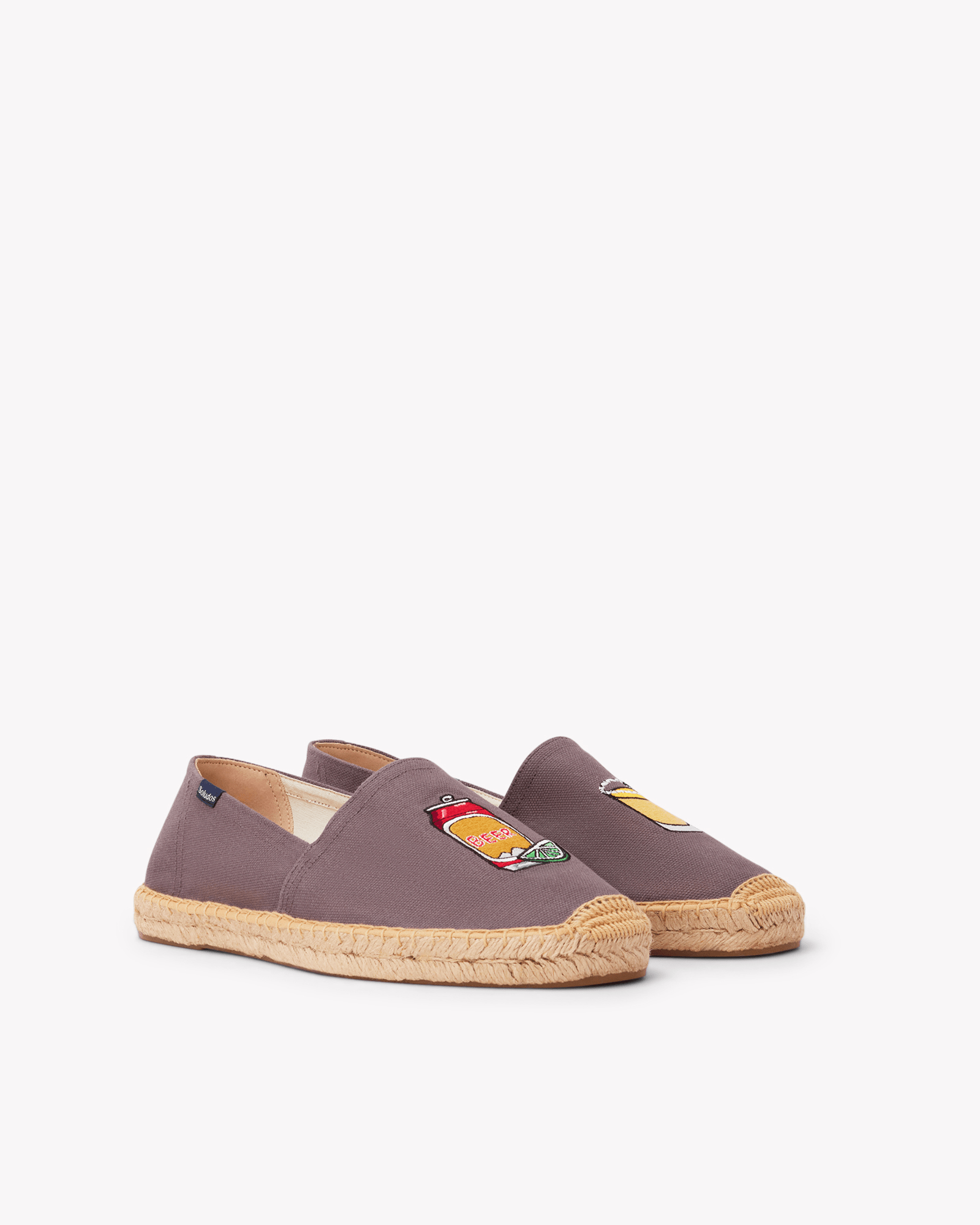 Men's Original Espadrille | Embroidery | Beer - Ceniza Gray - Mens Espadrilles - Beer - Ceniza Gray - ET2C - 