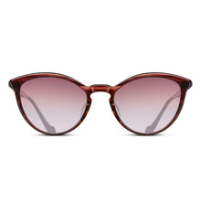 M1025 Cat Eye Sunglass | Bordeaux Stripe | Pink Gradient Lens | 55MM