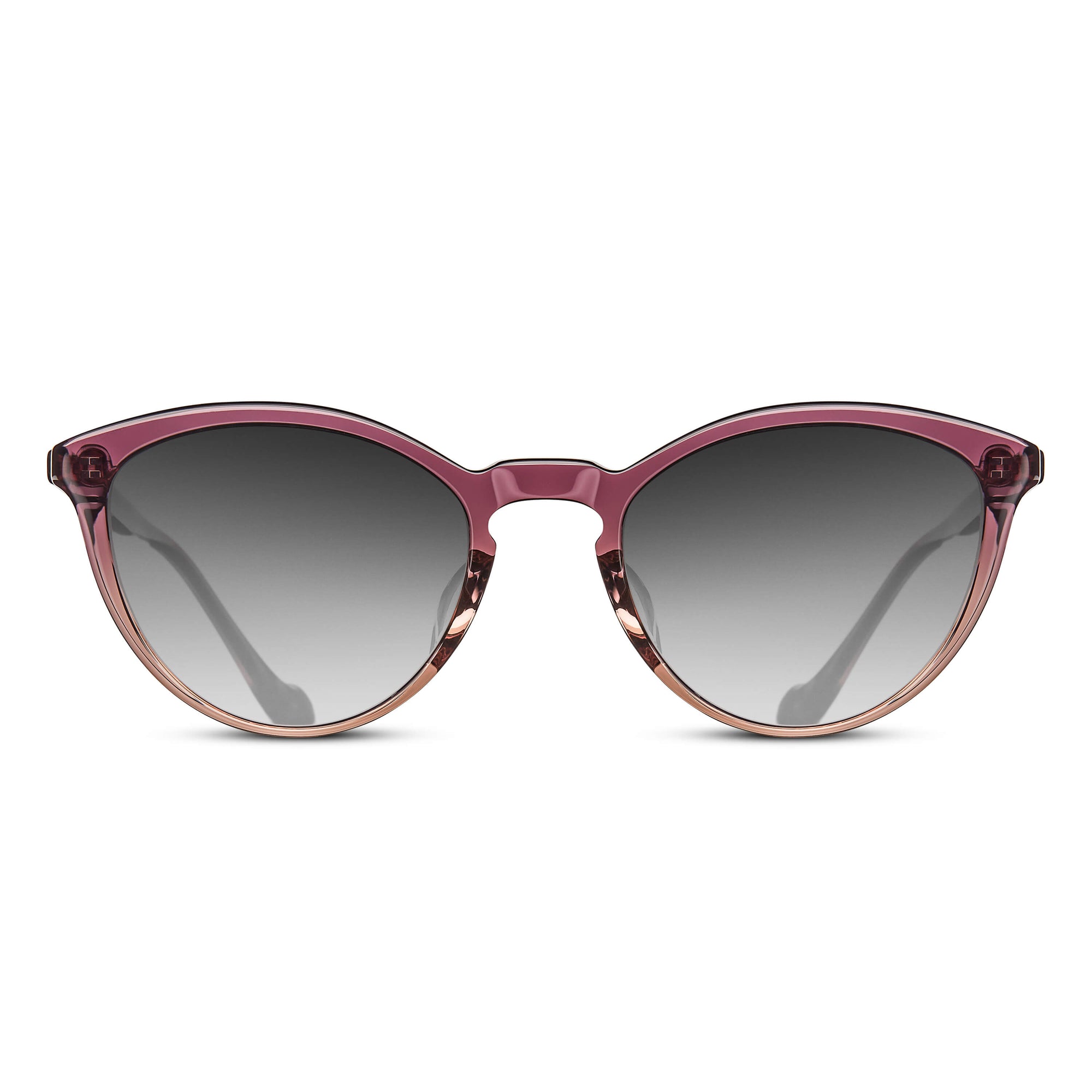 M1025 Cat Eye Sunglass | Lavender | Grey Gradient Lens | 55MM