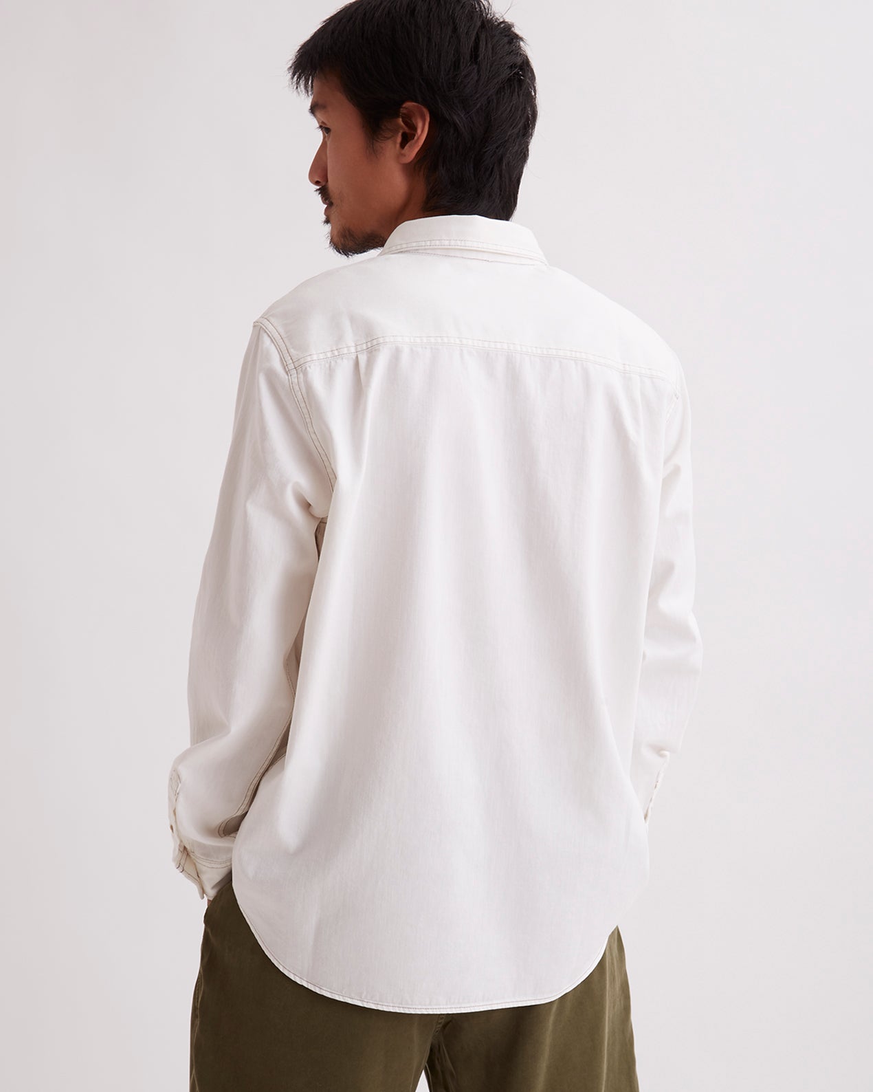 Ivory | Kenmare Chambray LS Shirt