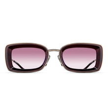 Unisex | M3124 Rectangle Sunglass | Rose Gold/Bordeaux | Pink Gradient Lens | 51MM