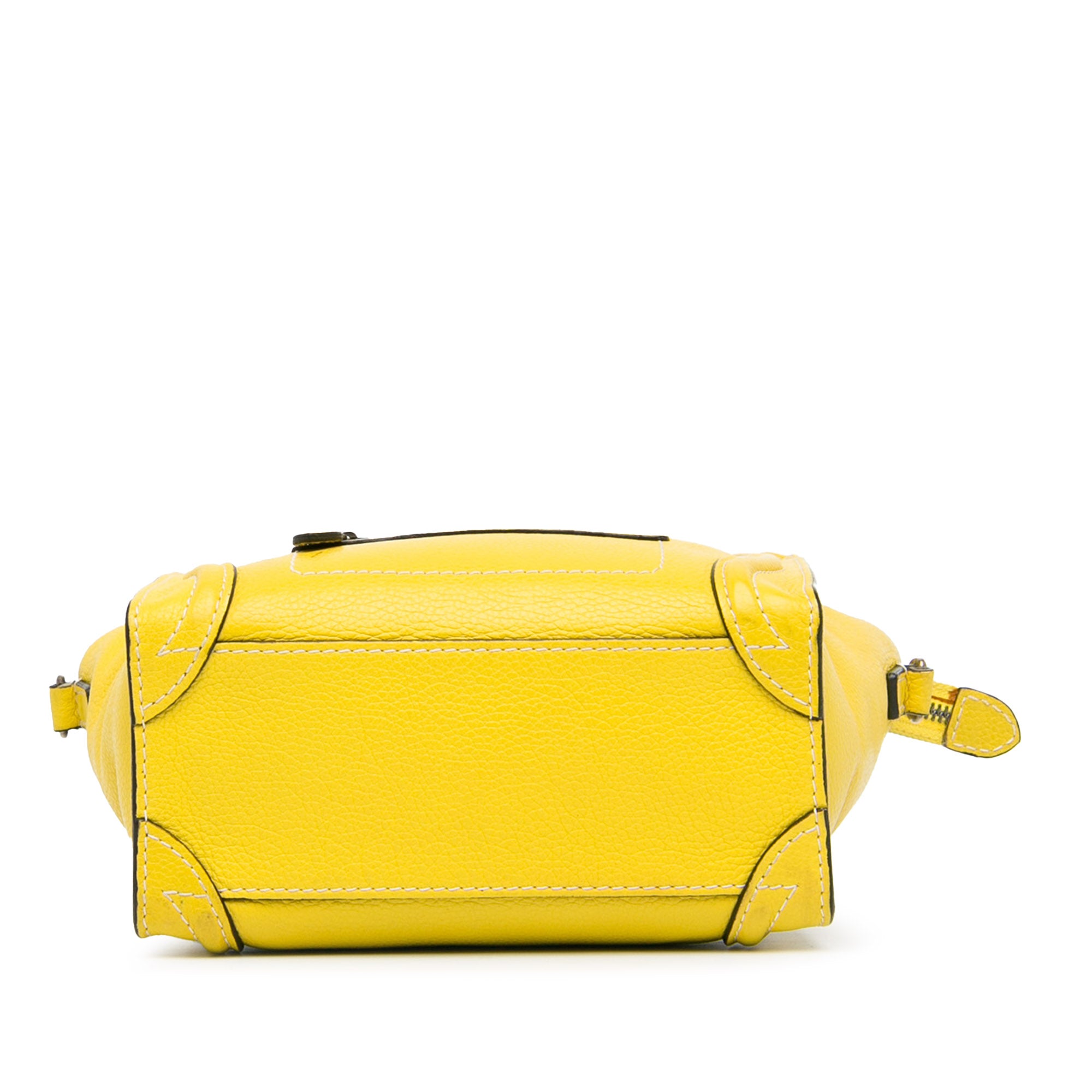 Celine | Pre-Owned Nano Luggage Tote | Yellow