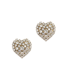 Maci Heart Studs - Loren Hope