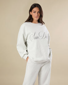 Sun Daze Crewneck Sweatshirt | Heather Grey