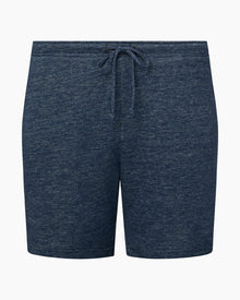 Mens | Terry Linen Short 6in | Dark Blue