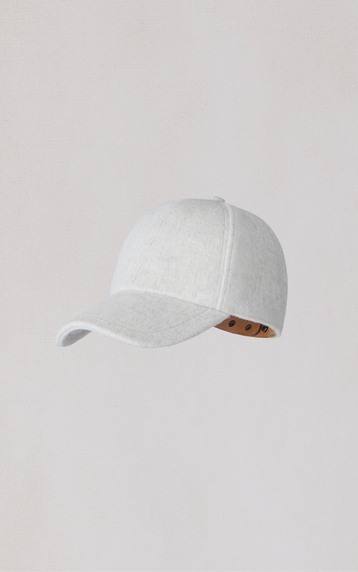 Mckenzie Cap In Wool | Stone Blue Heather