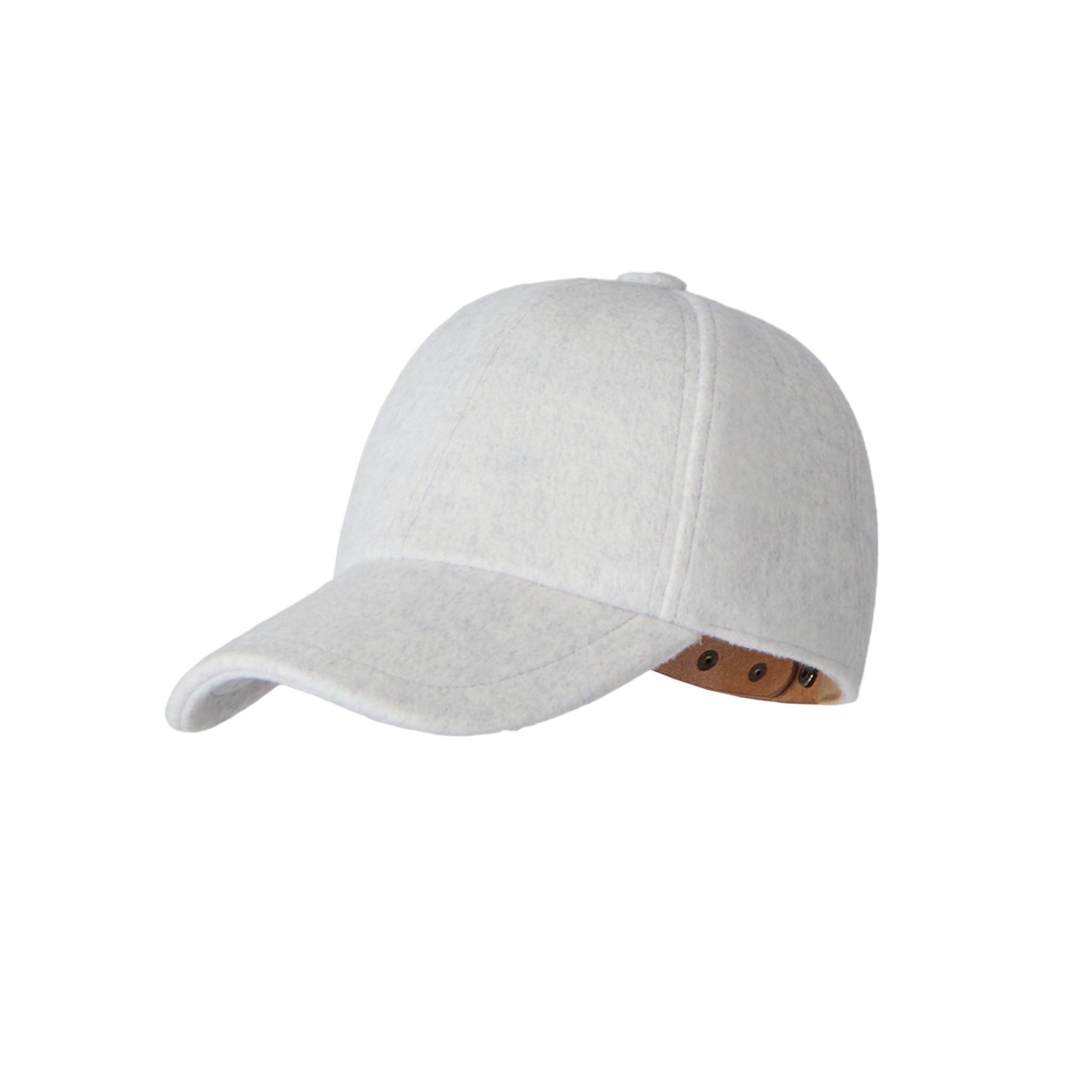 Mckenzie Cap In Wool | Stone Blue Heather