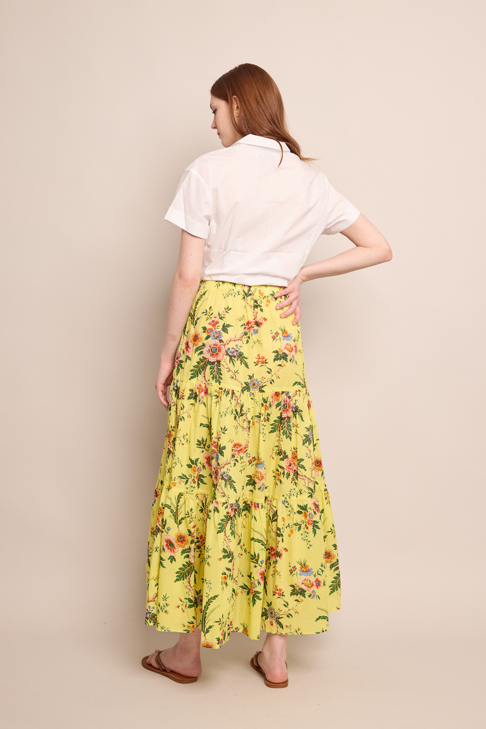 Melanie Skirt | Chintz Yellow