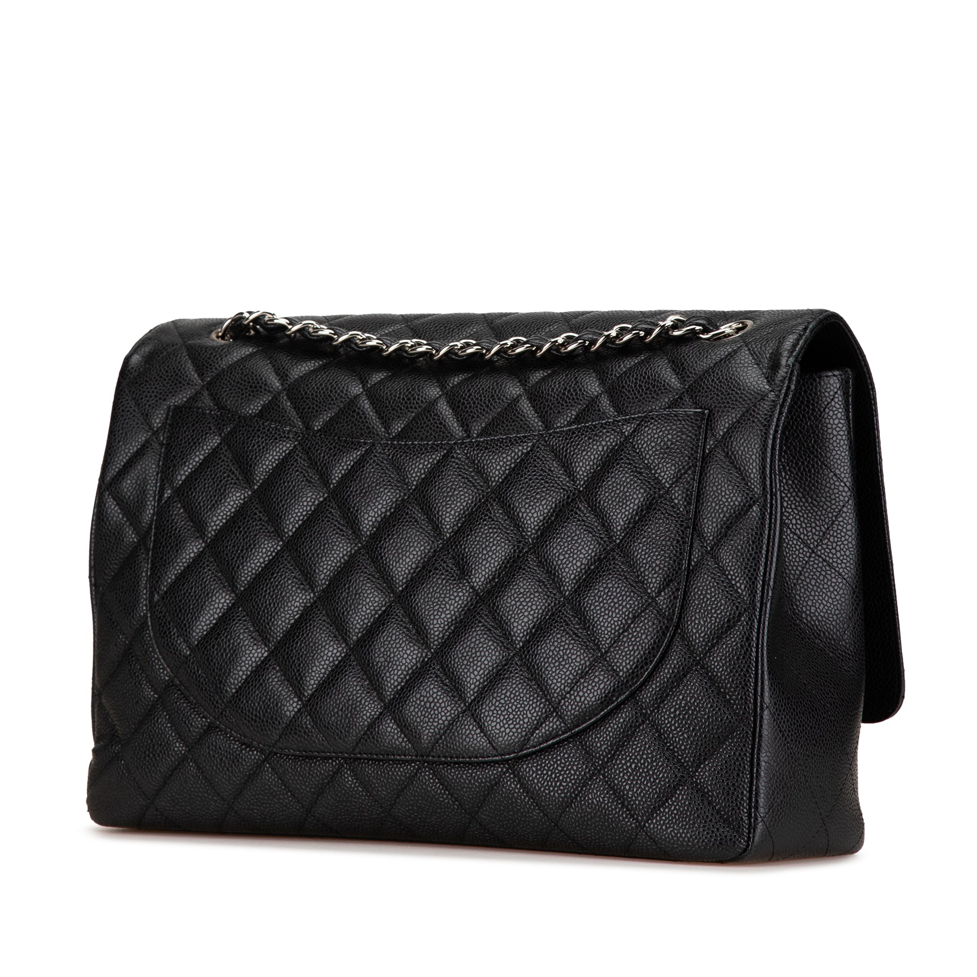 Chanel | Pre-Owned Maxi Classic Caviar Single Flap | Black
