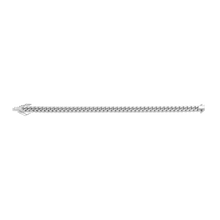 Large Cuban Chain Bracelet | 14K White Gold Vermeil