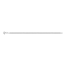Small Cuban Chain Bracelet Vermeil White Gold 6in 6.5in 7in 7.5in