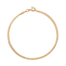 Small Cuban Chain Bracelet Vermeil Yellow Gold 6in 6.5in 7in 7.5in First