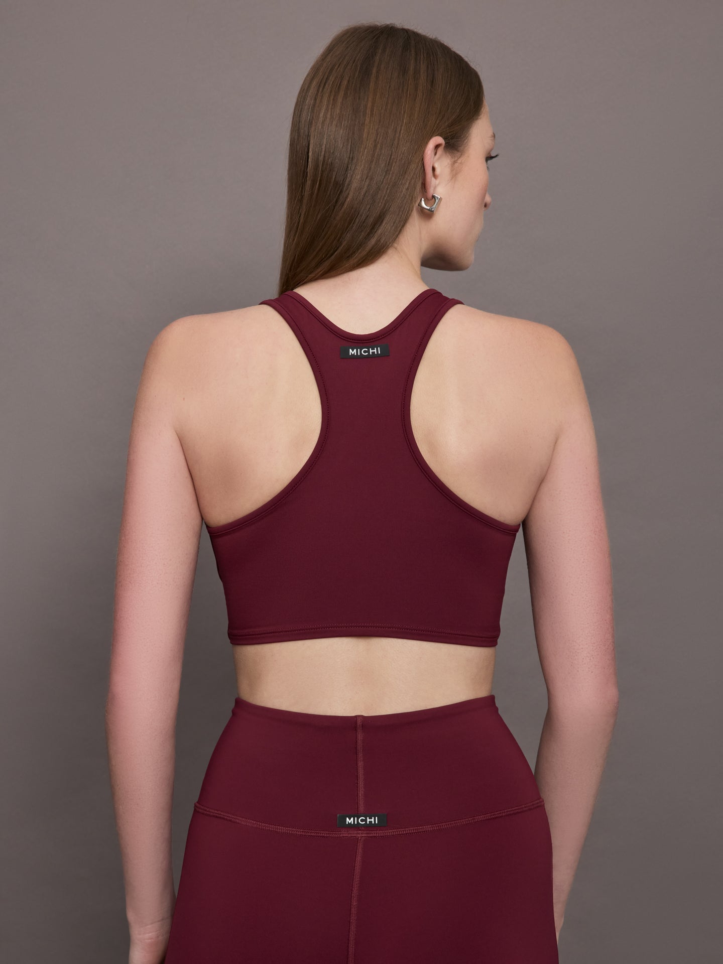 Instinct Longline Bra | Burgundy