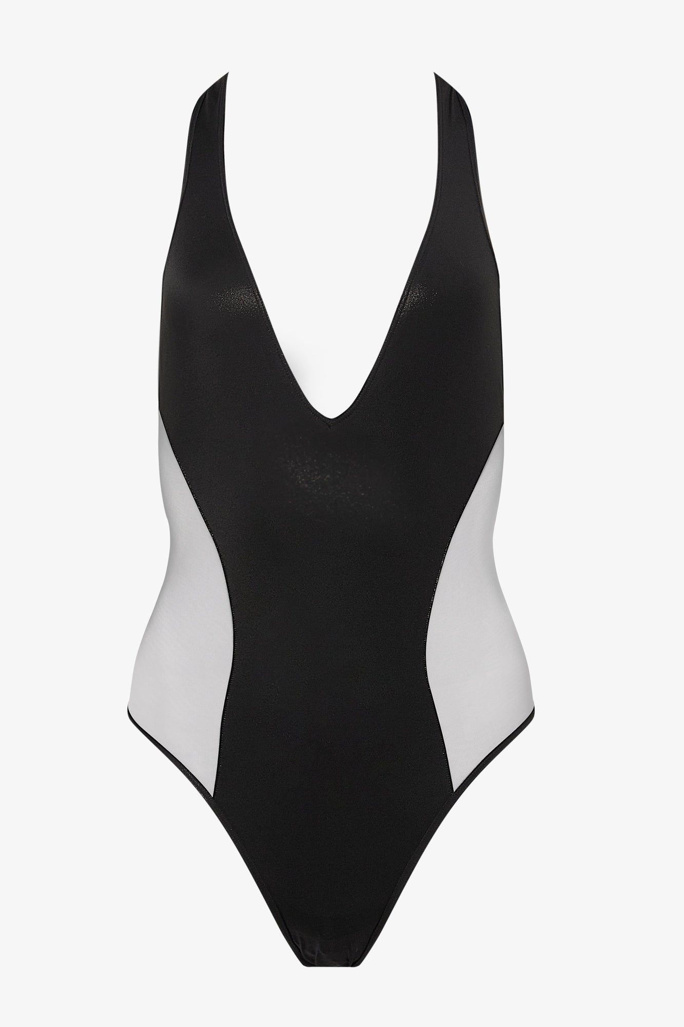 Backless One-Piece Swimsuit - Minuit | Black