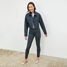 Front image of a woman wearing the Sammataro Jean - Better Than Denim in Dusty Indigo