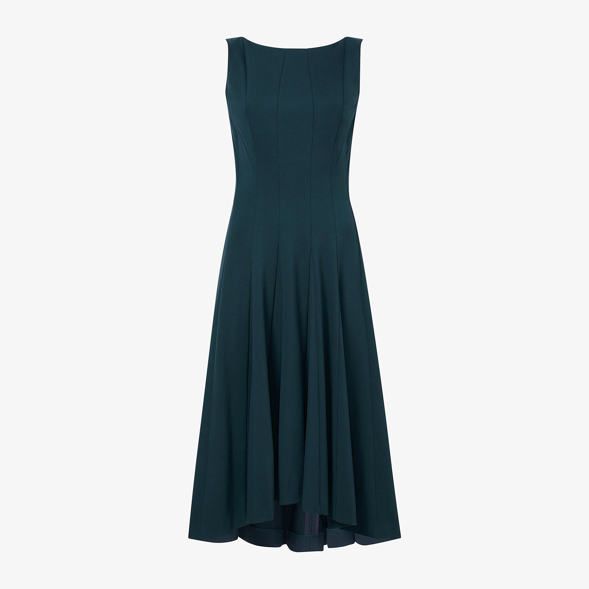 Packshot image of the Gabriella Dress in Deep Sea