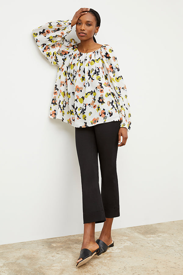 Front image of a woman wearing the Archie Jean in Black | Exclude