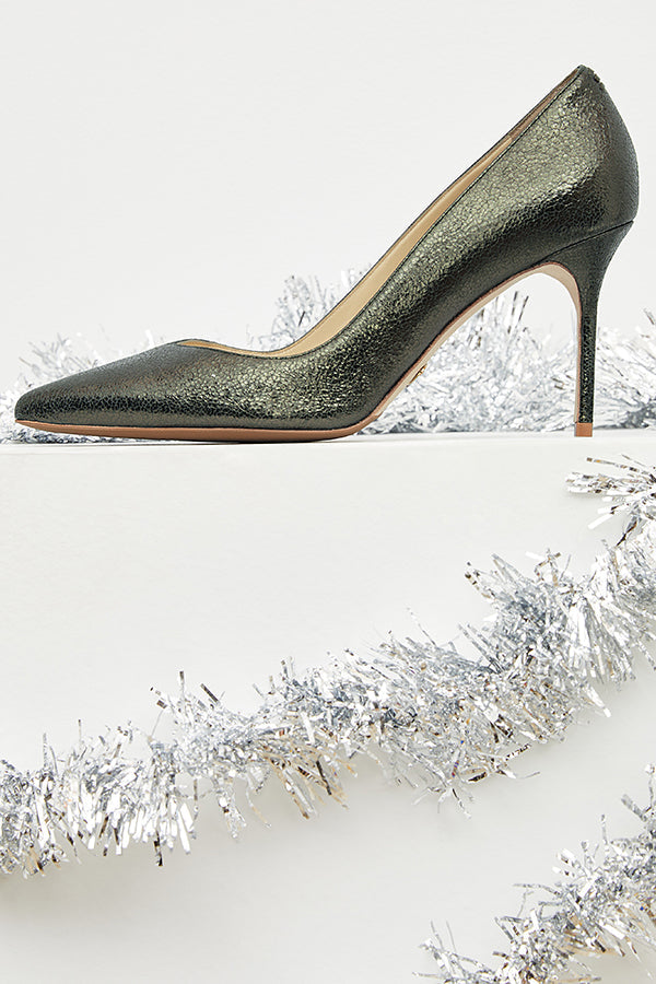 Packshot image of the sarah flint perfect pump in cypress crackle | Exclude