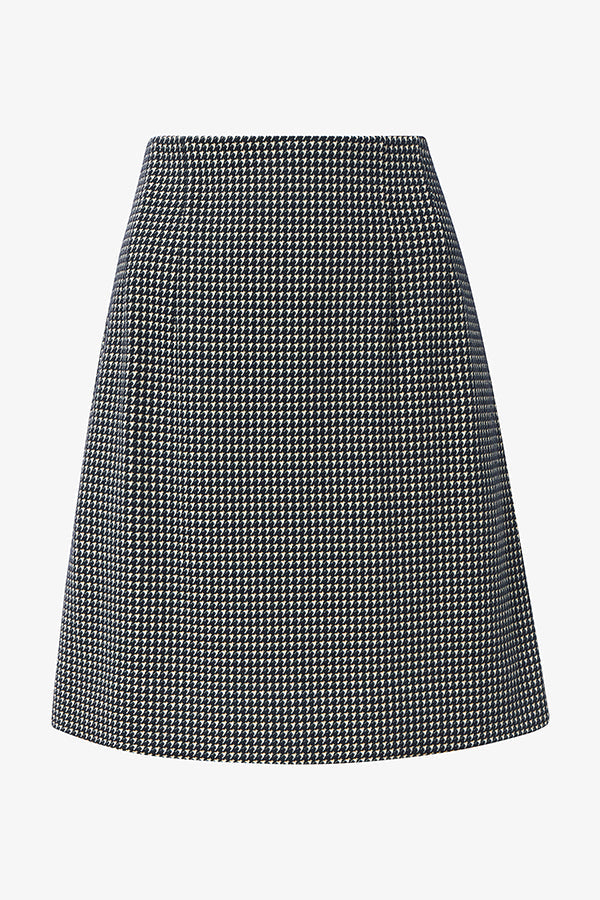 Packshot image of the whitney skirt in black and white | Exclude