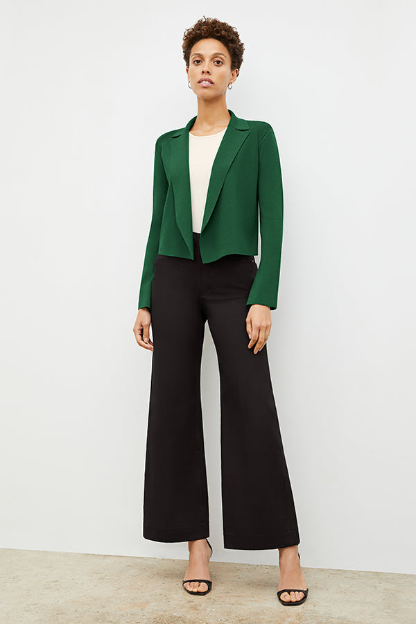 Front image of a woman wearing the Milo Jean in Black | Exclude