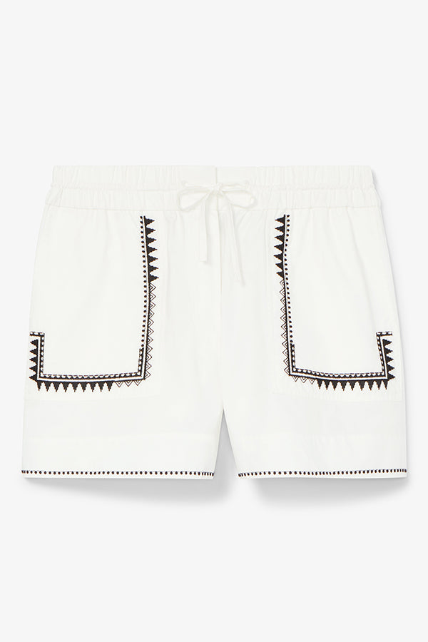 packshot image of the adina short in white | Exclude | Still