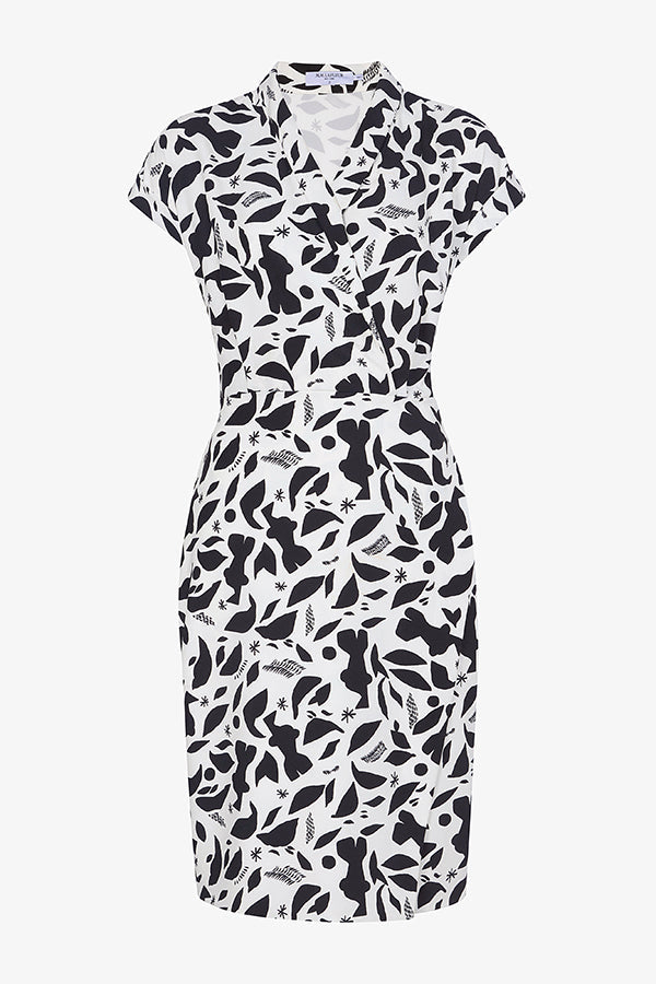 packshot image of the tory dress in icon print | Exclude | Still