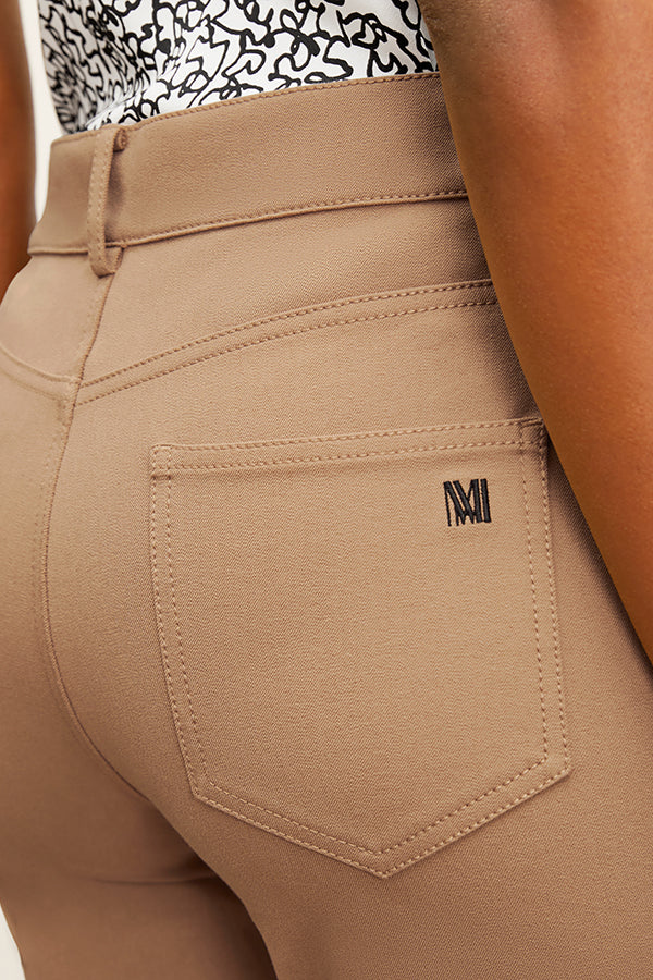 front image of a woman wearing the roma jean in saddle | Exclude