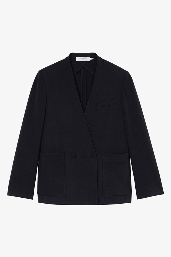 packshot image of the janette blazer in black | Exclude | Still
