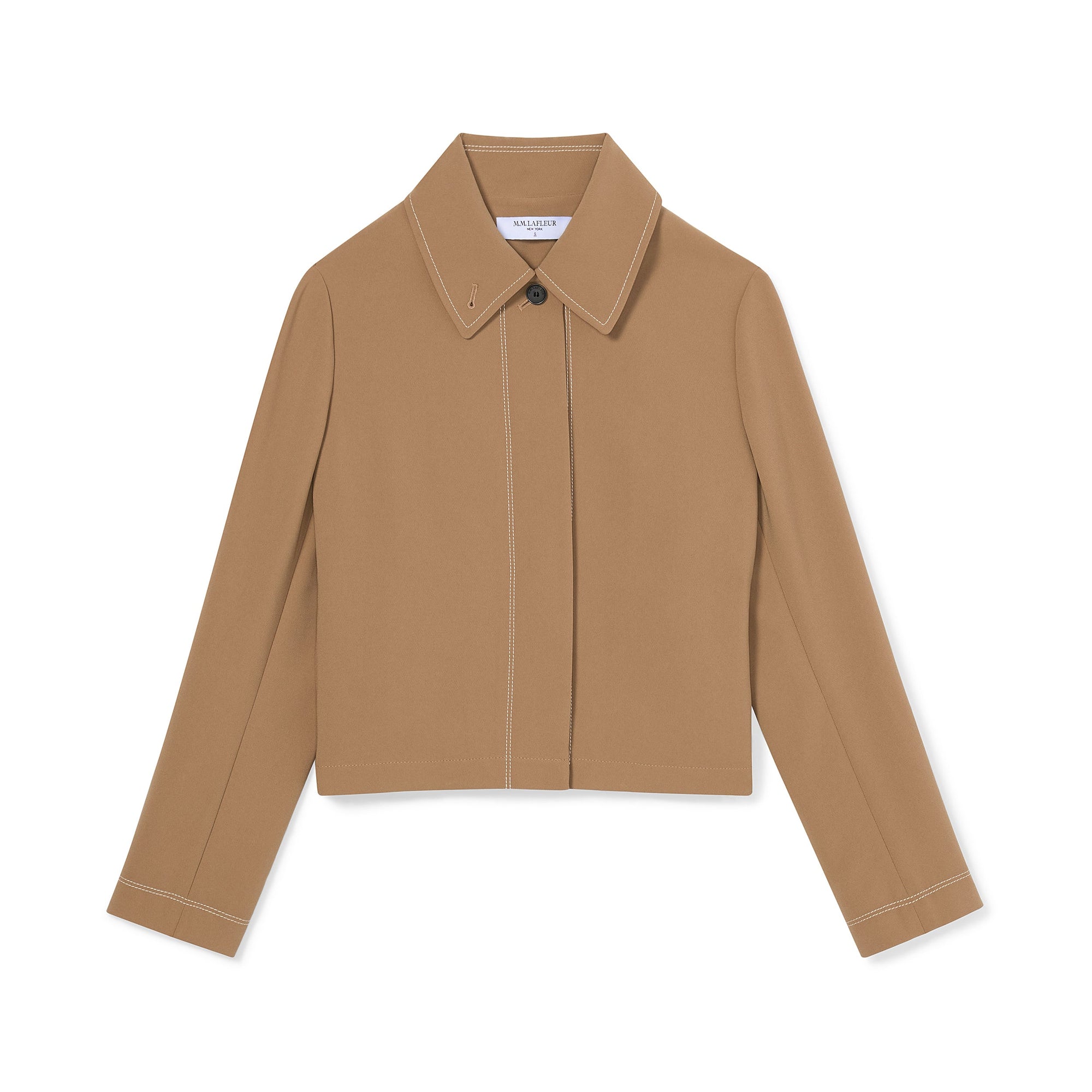 packshot image of the nicky jacket in saddle