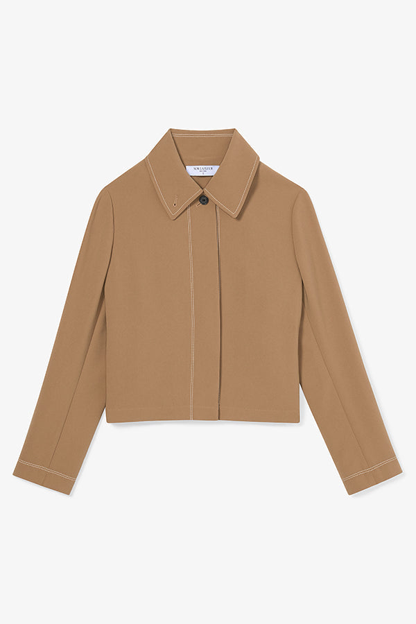 packshot image of the nicky jacket in saddle | Exclude | Still