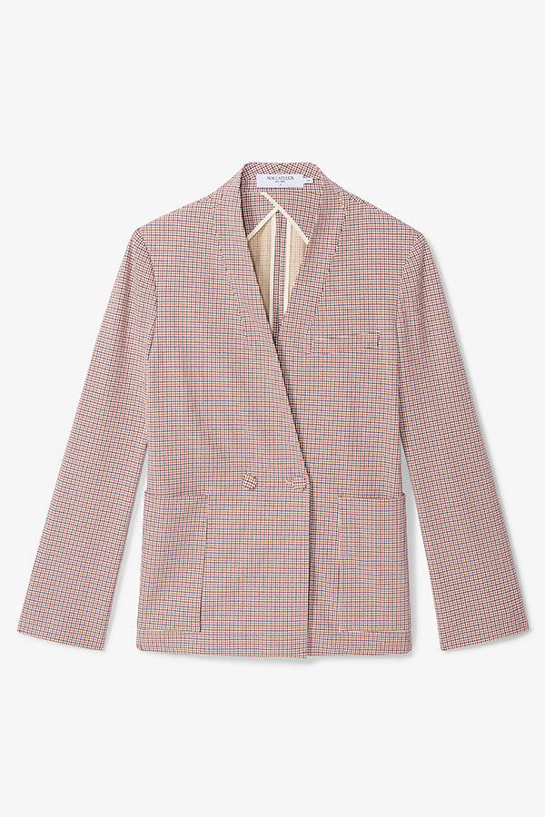 Packshot image of the Janette Blazer in Mini Check | Exclude | Still
