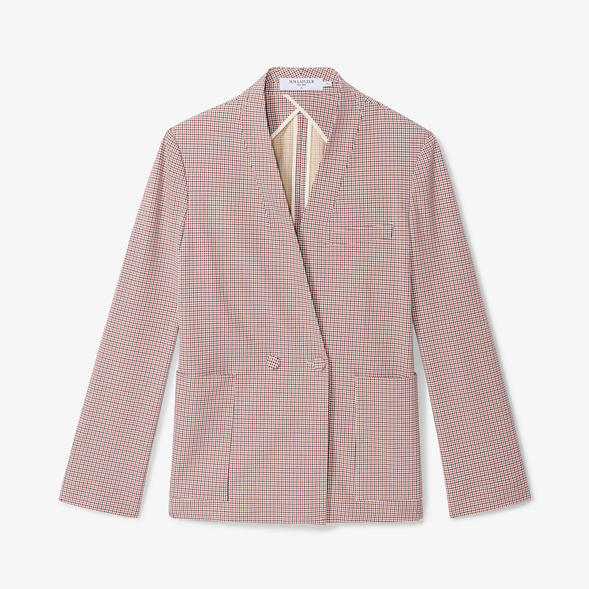 Packshot image of the Janette Blazer in Mini Check