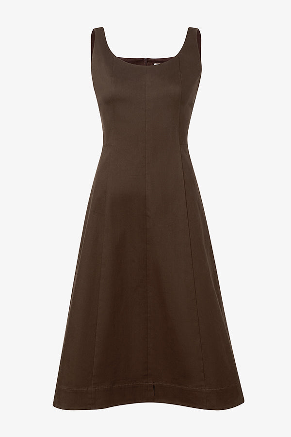 Packshot image of the Jess Dress in Date | Exclude | Still