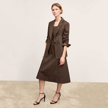 Front image of a woman wearing the Jess Dress in Date