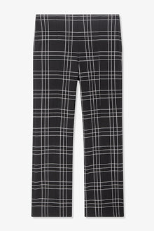 packshot image of the kick flare foster pant in plaid  | Exclude | Still