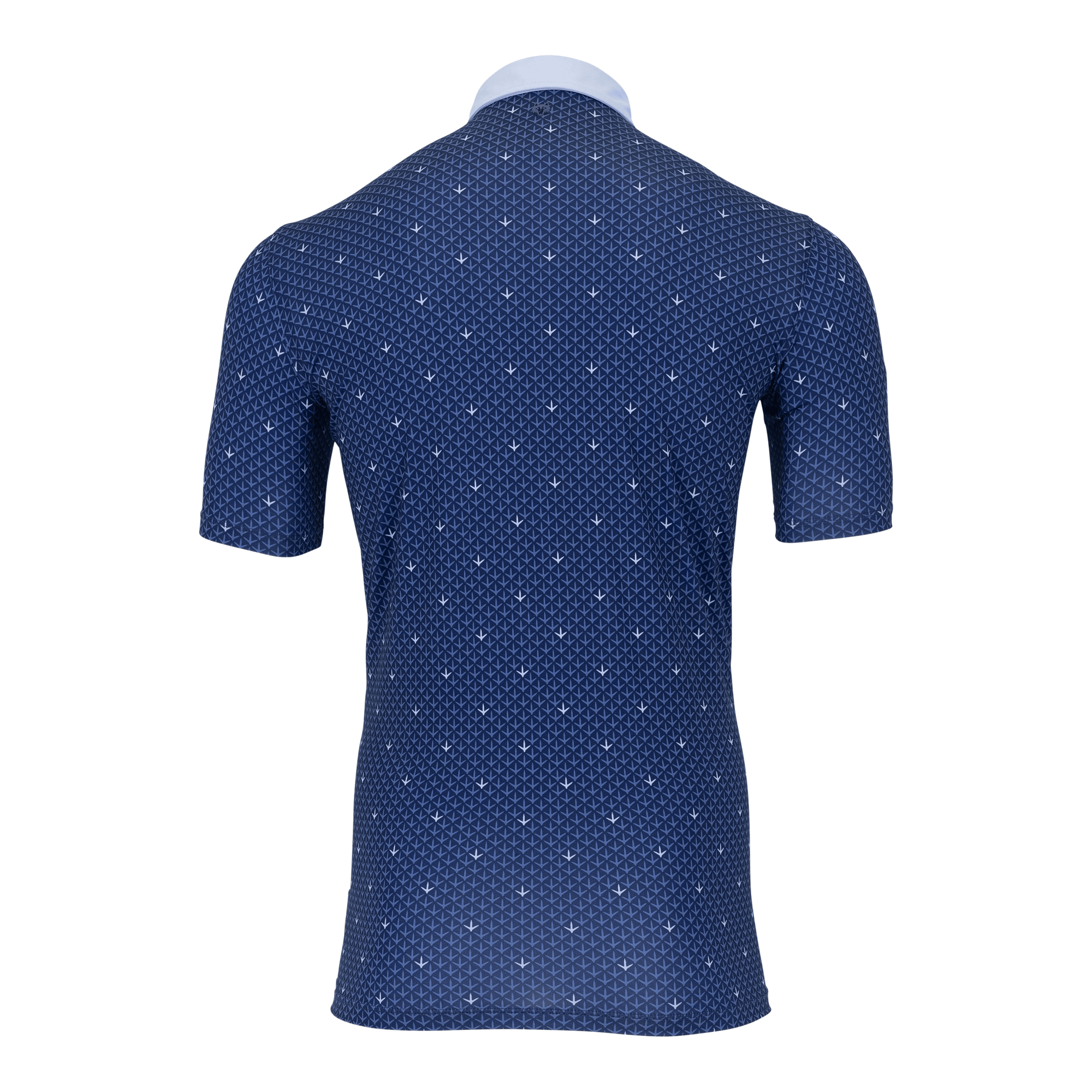 Men | Foot Prints Polo | Maltese Blue