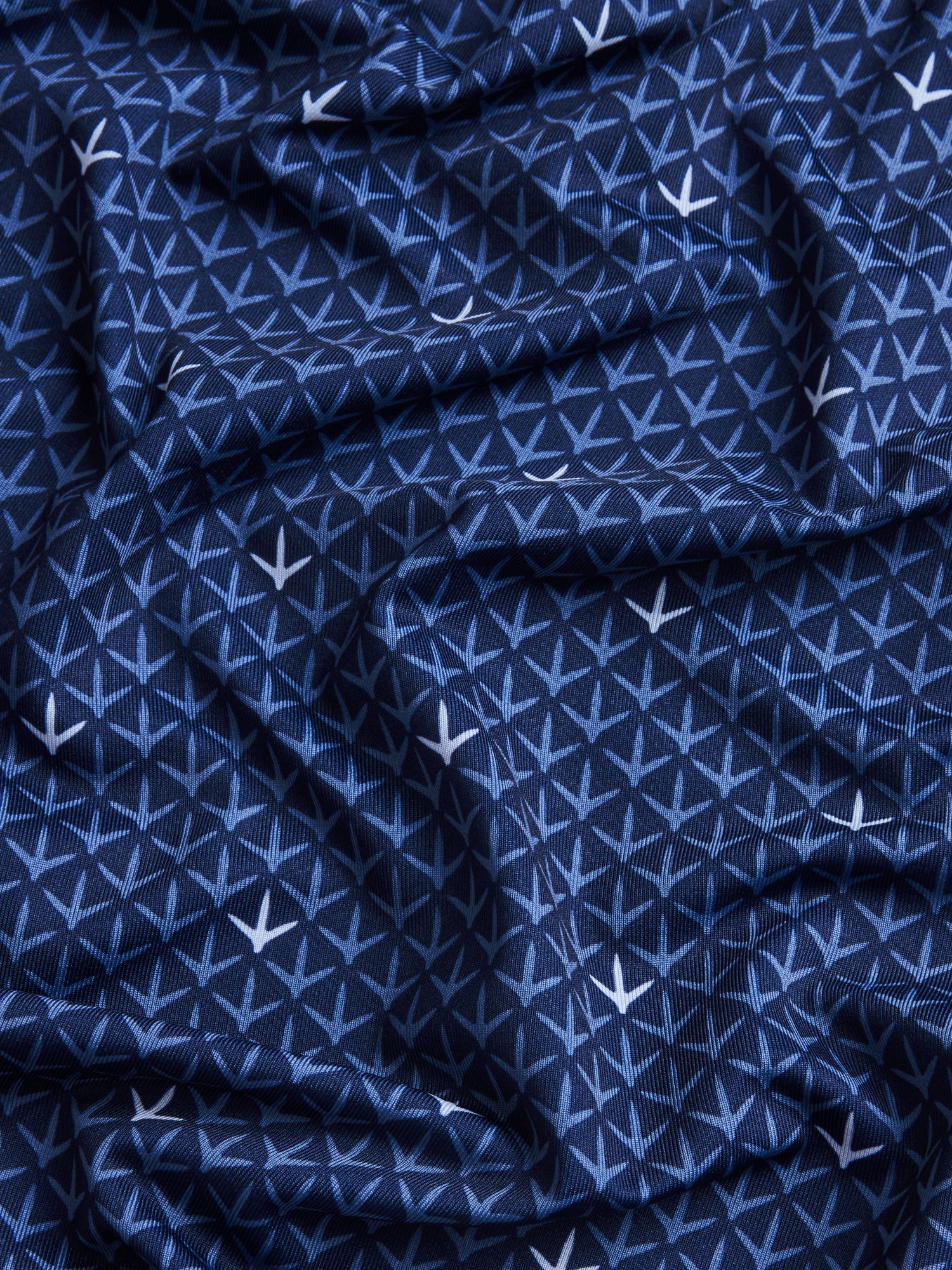 Men | Foot Prints Polo | Maltese Blue