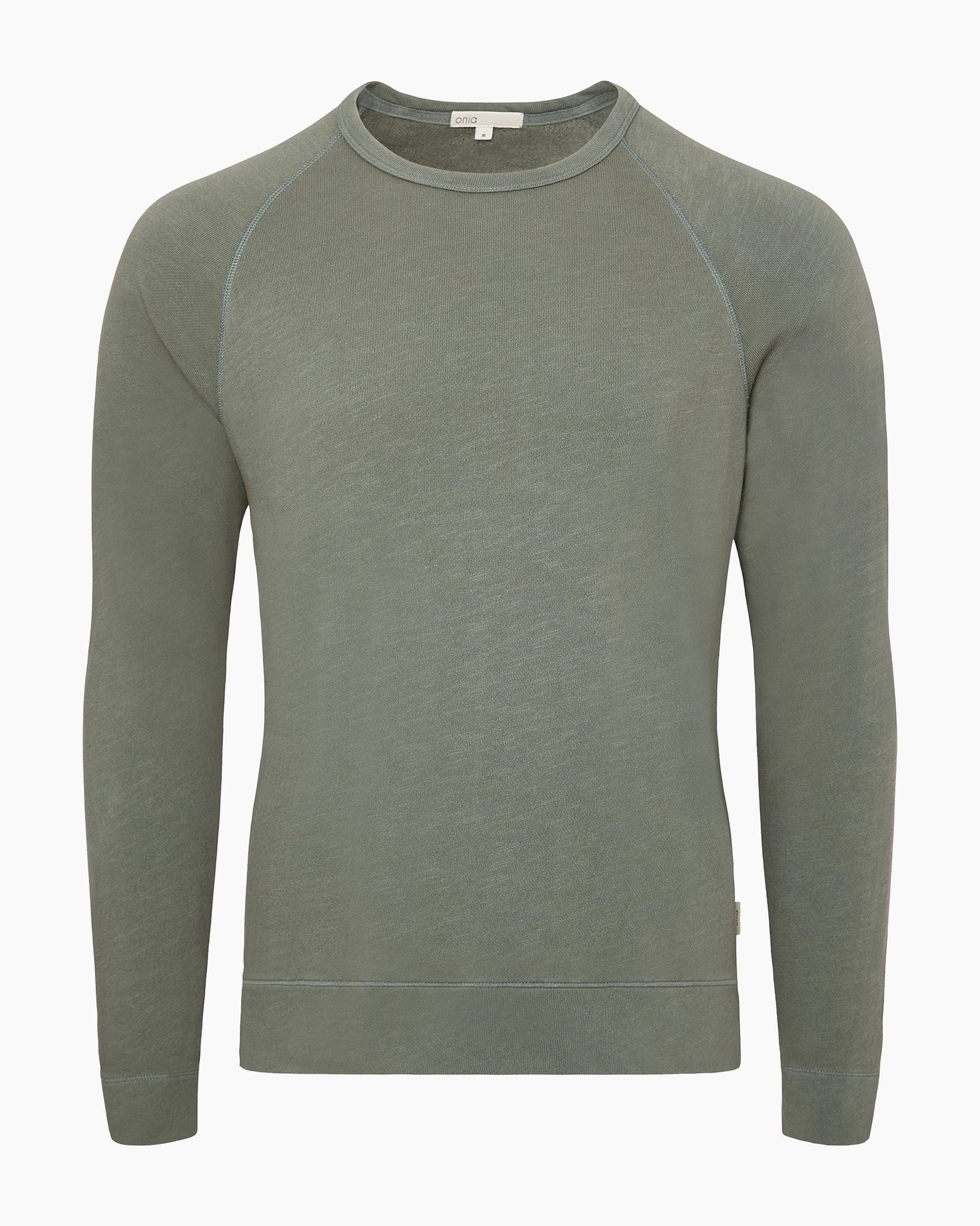 Mens | Slub Terry Crewneck Sweater | Agave
