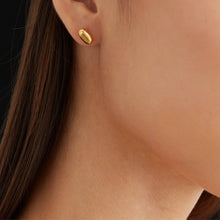 Mini Bean Earrings | 18K Gold-Plated on Brass