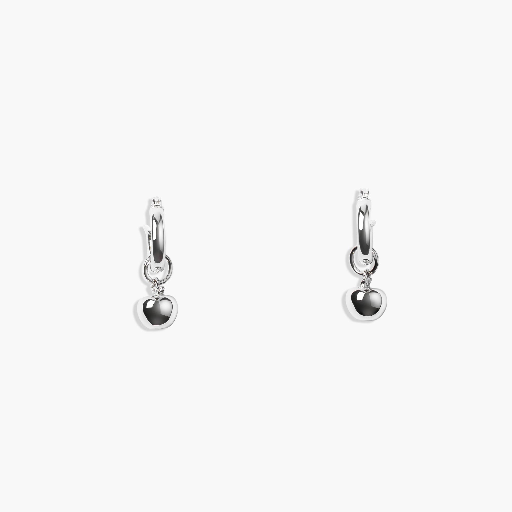 Apple Earrings | Sterling Silver