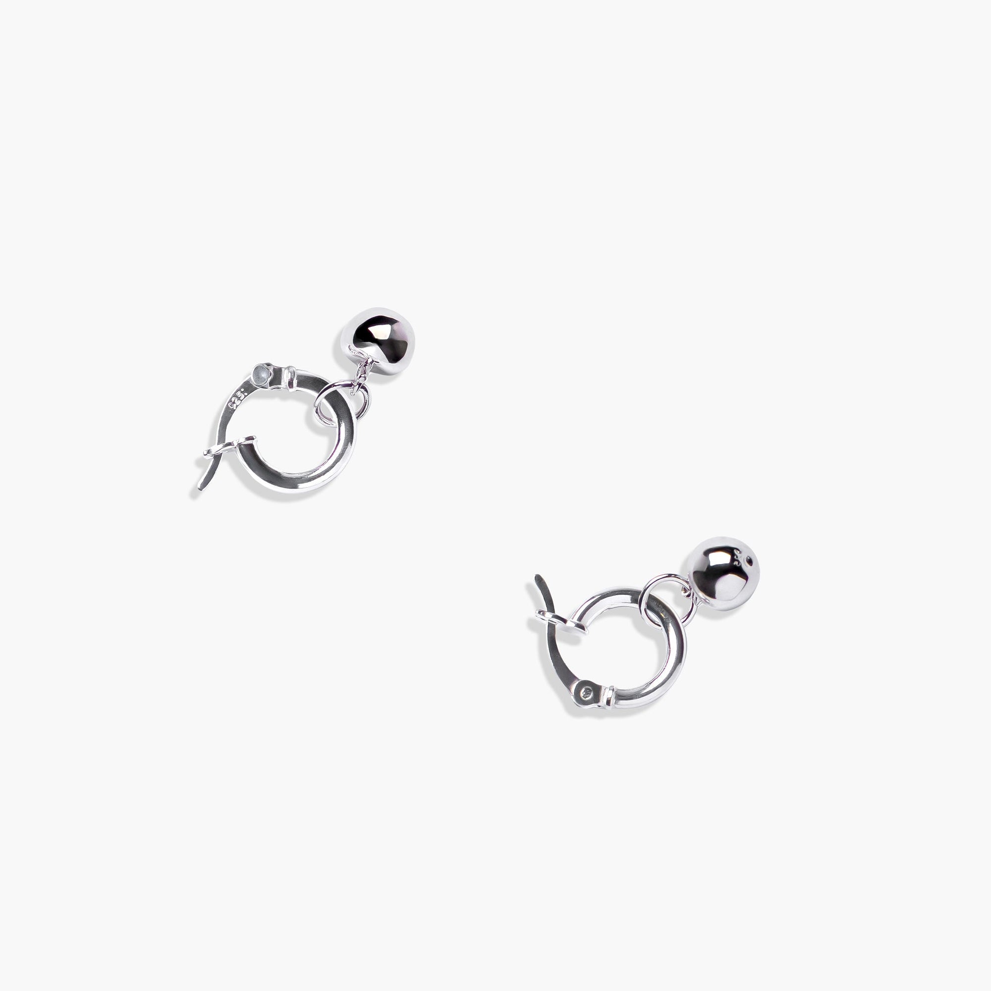 Apple Earrings | Sterling Silver