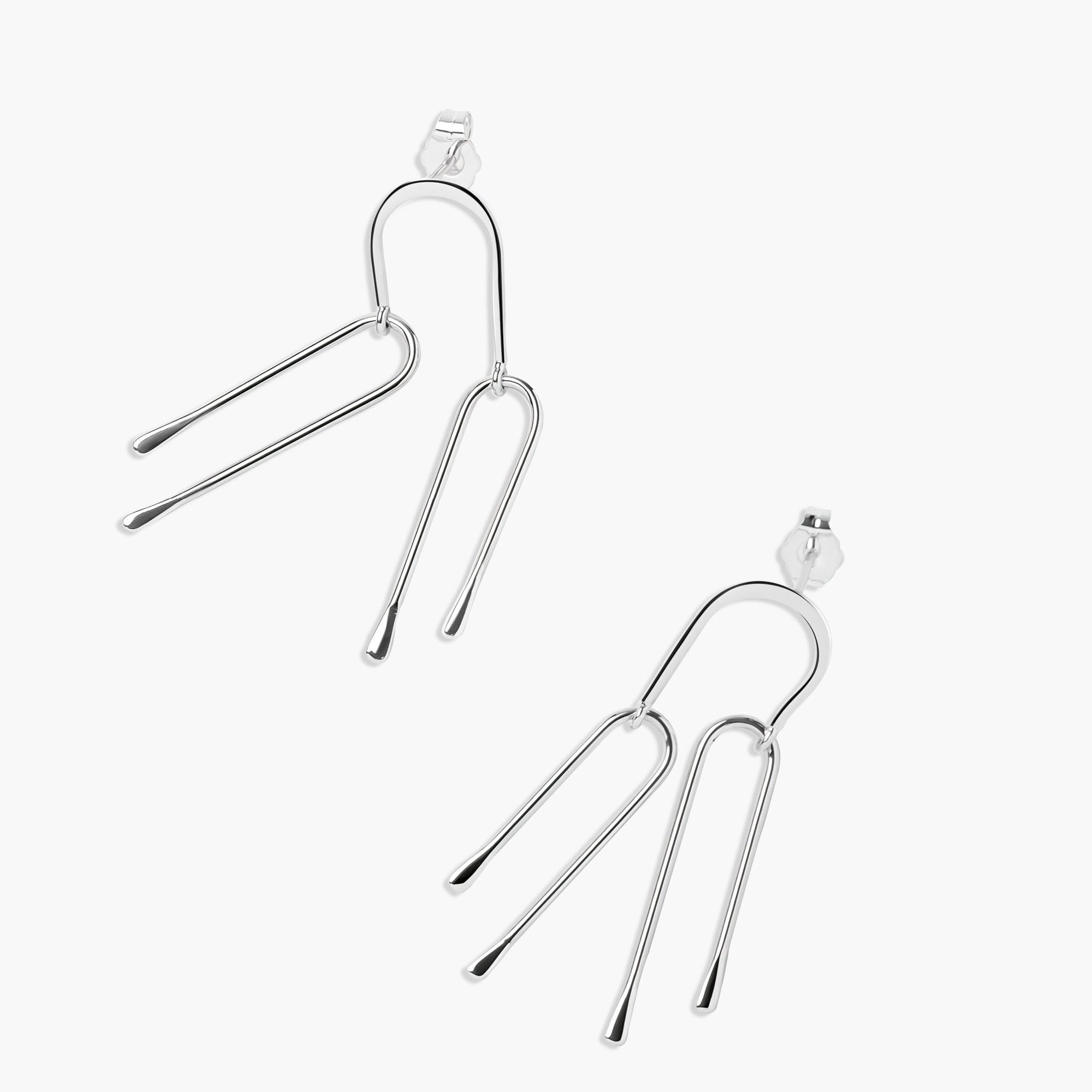 Drifting Earrings | Sterling Silver