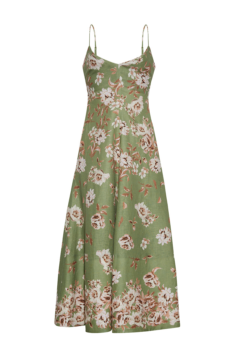 Mae Midi Dress | Farfella Sage
