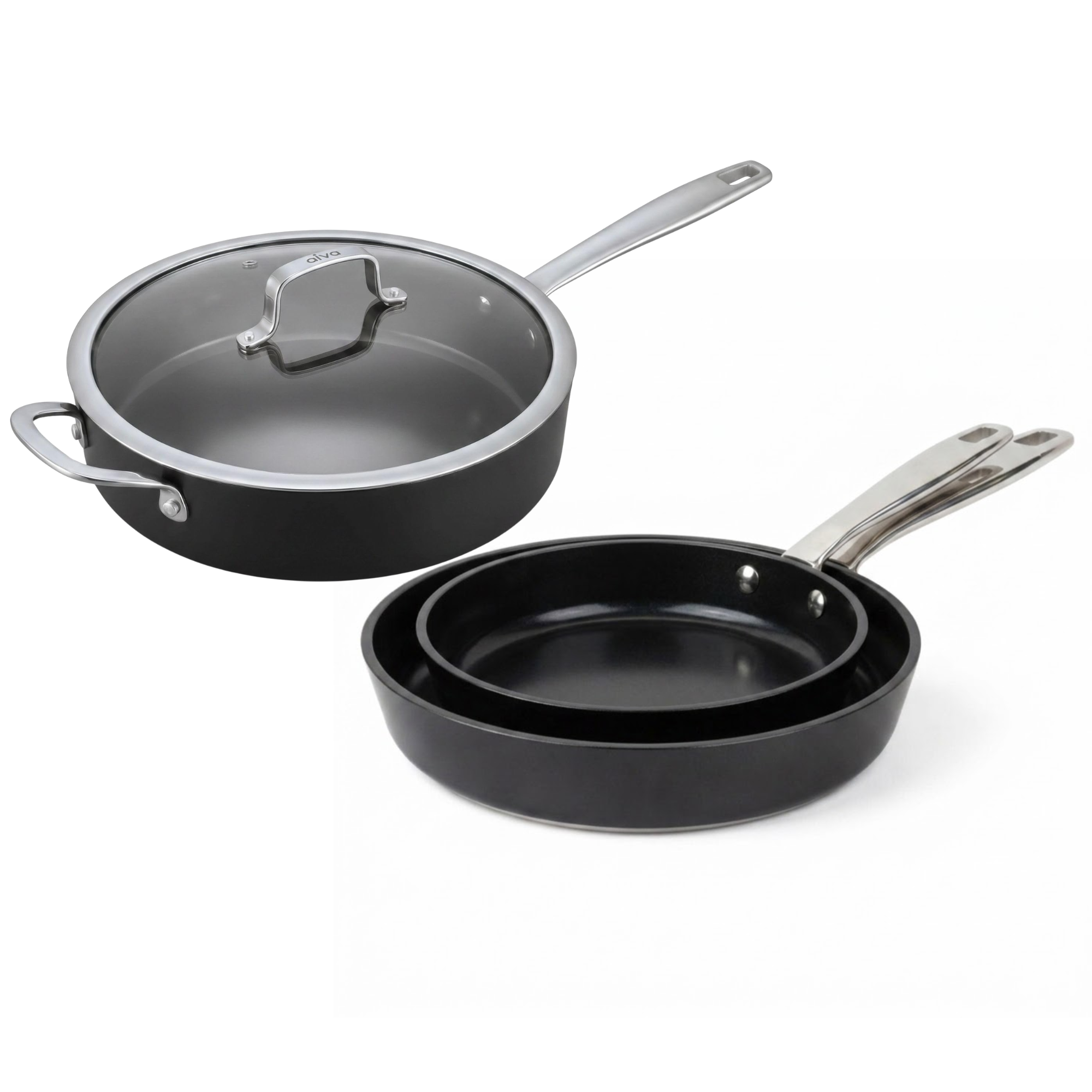 Maestro Home Kitchen Set | Silver/Black