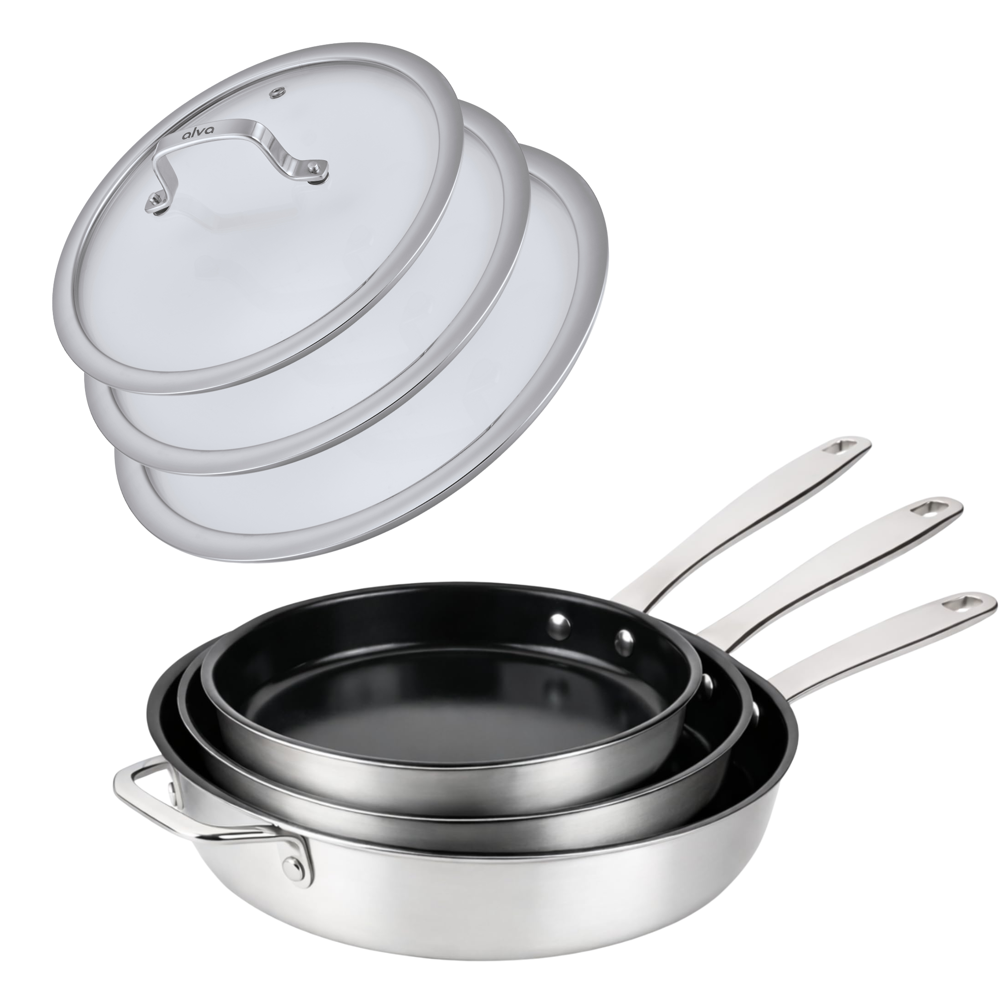 Maestro Multiply Premium 6 Pieces Set | Silver
