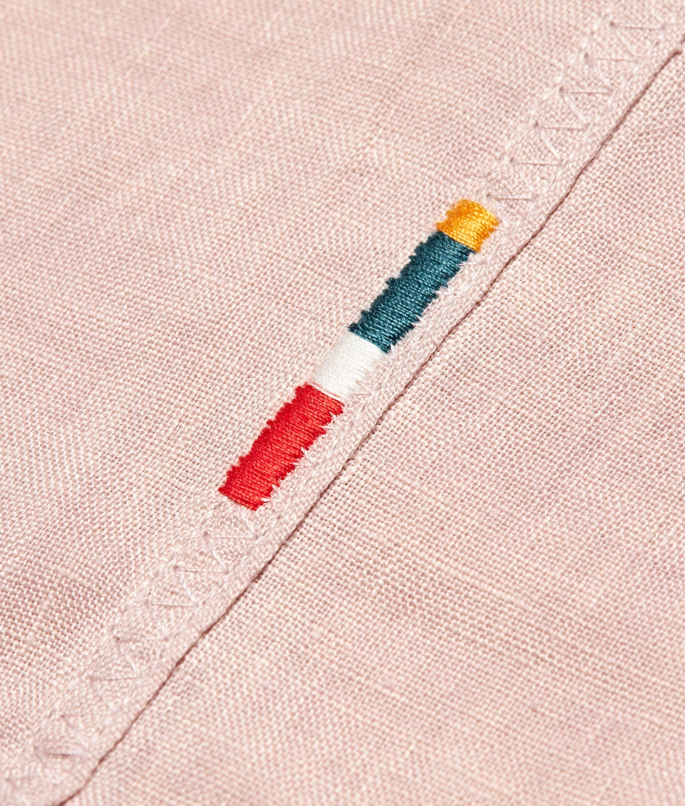 Maitan Relaxed Fit Capri Collar Italian Linen Shirt | Seashell Pink