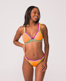 Women | Ferrarini by PQ Swim Crochet Bottom | Mango Tango