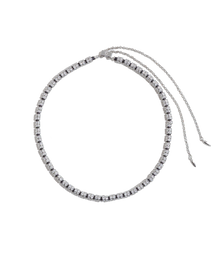 Manon Slider Necklace in Jet - Loren Hope