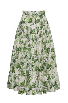 Margarita Skirt | Olive Hanging Orchids