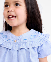 Girls | Margo Blouse | Blue